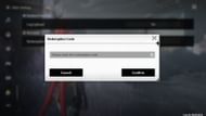 Just enter the codes in this dialog box to obtain rewards (Image via Sportskeeda Gaming/Kuro Games)